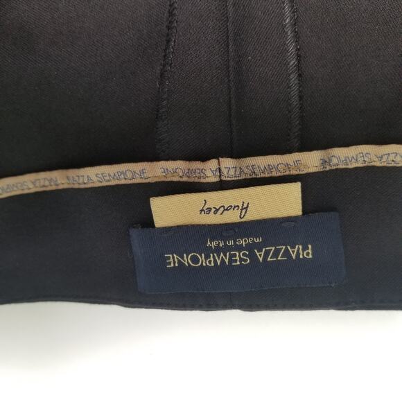 Piazza Sempione Audrey Capri Pants 42 IT Women’s Cotton Black Stretch US 6 - Picture 8 of 9